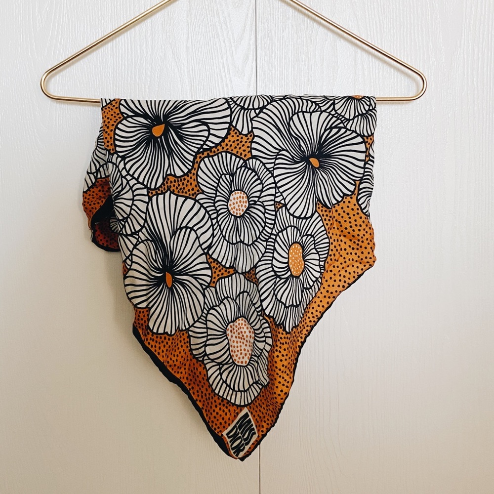 Vintage Miss Dior silk scarf